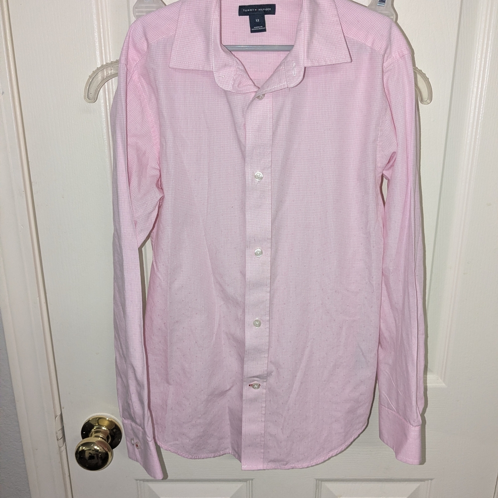 Tommy Hilfiger Light Pink Dress Shirt